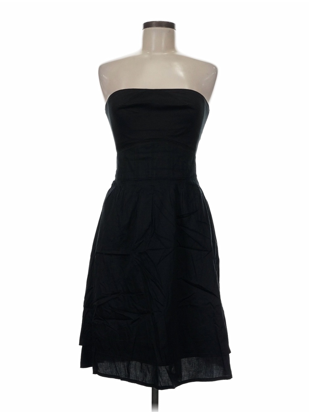 Marc by Marc Jacobs Black Strapless Fit & Flare Dress Sz 6